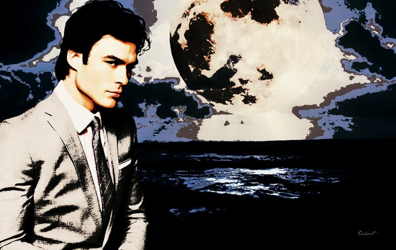 Man in Suit by Sea