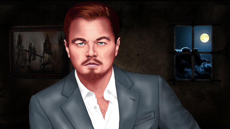 Man in Suit — Gray, Dramatic, Night