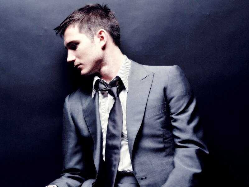 Man in Suit — Gray, Dramatic, Photograph, Tie