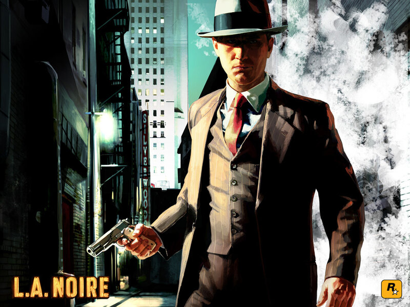 Man in Suit Holding Gun — Brown, Dramatic