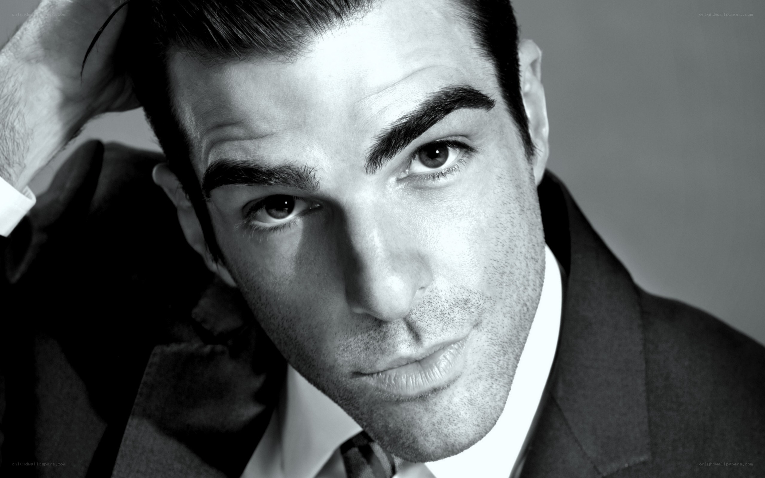 man in suit looking at camera