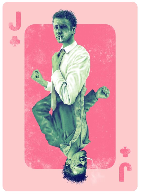 Man in Suit on Card