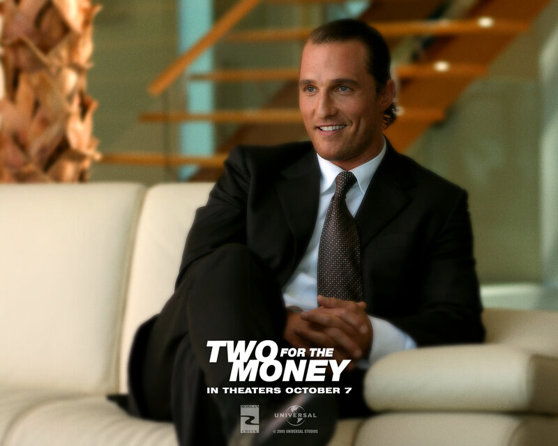 Man in Suit on Couch — Black