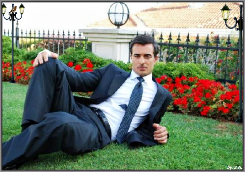Man in Suit on Grass
