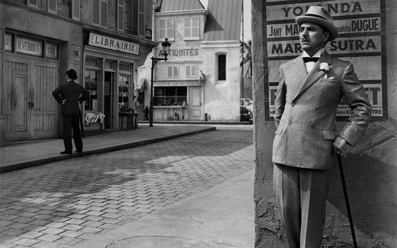 Man in suit on street