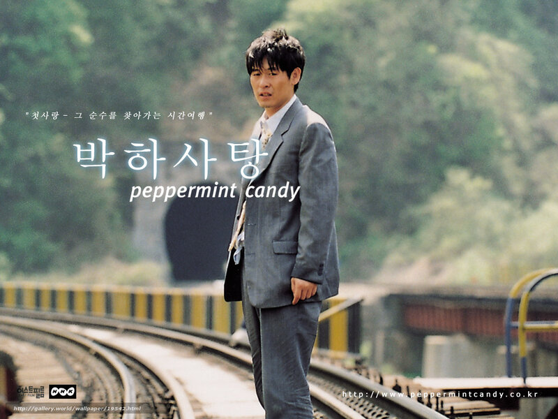 Man in Suit on Train Tracks