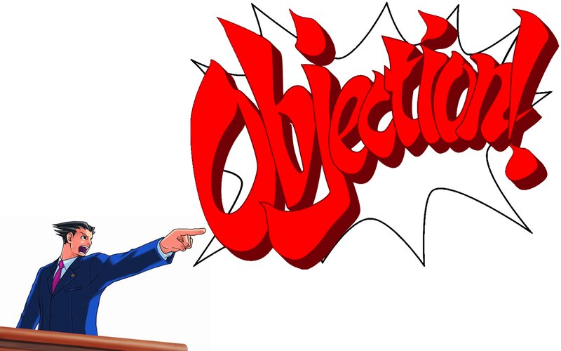 Man in Suit Pointing — Red