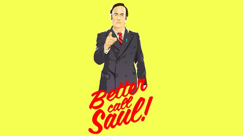 Man in Suit Pointing — Yellow, Assertive