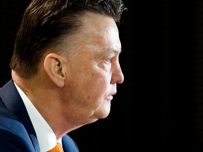 Man in Suit Profile — Blue