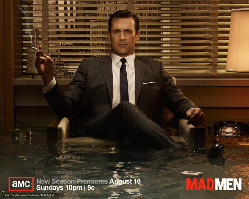 Man in Suit Sitting — Brown