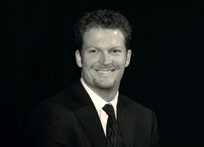 Man in Suit Smiling — Black, Neutral, Photograph, Tie, White Shirt
