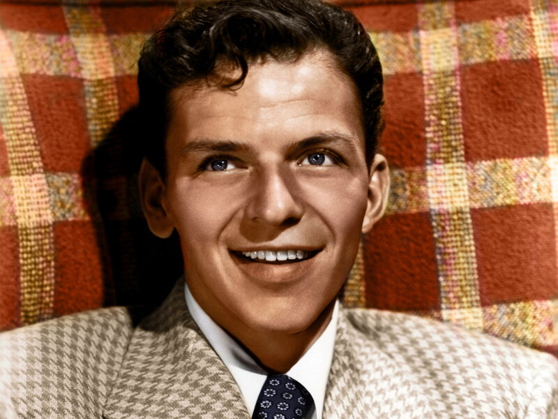 Man in Suit Smiling — Red