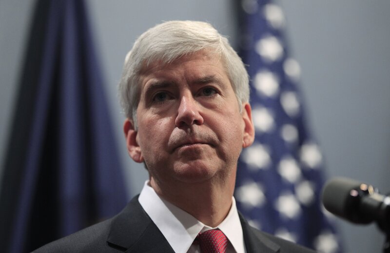 Man in Suit Speaking — Blue, Serious, Photograph, Flag