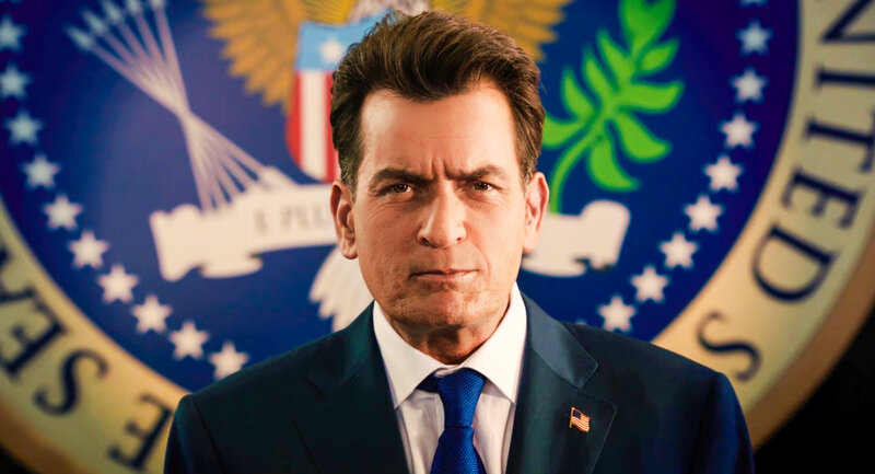Man in Suit Standing — Blue, Serious