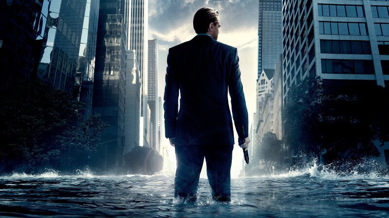 Man in Suit Walking — Blue, Dramatic
