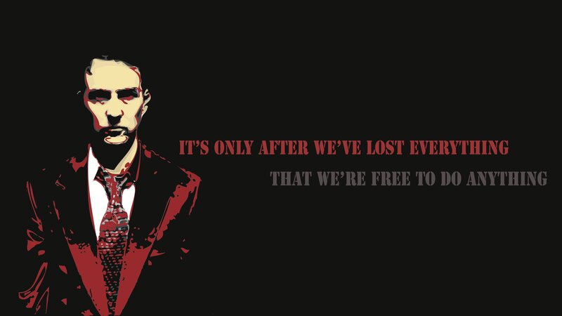 Man in Suit with Blood — Black