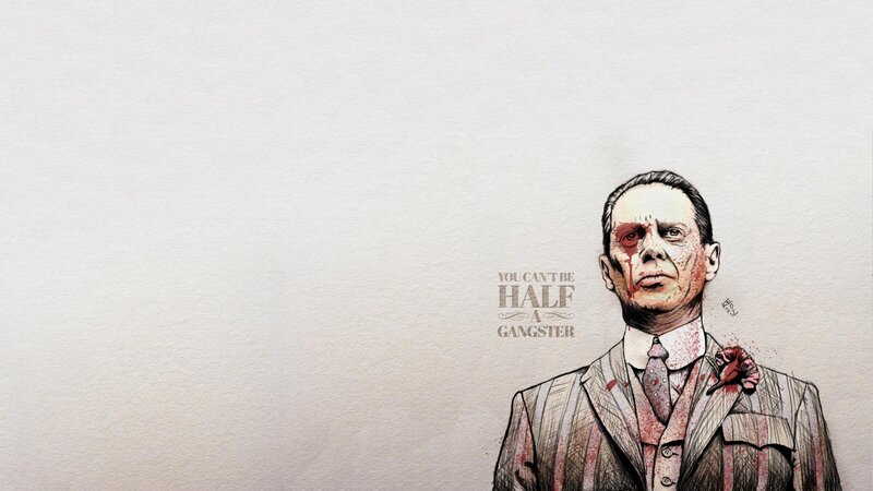 Man in Suit with Blood