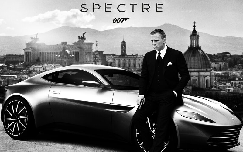 Man in Suit with Car — Black, Dramatic, Photograph