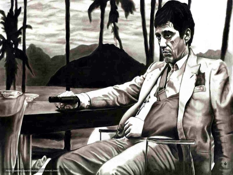 Man in suit with gun