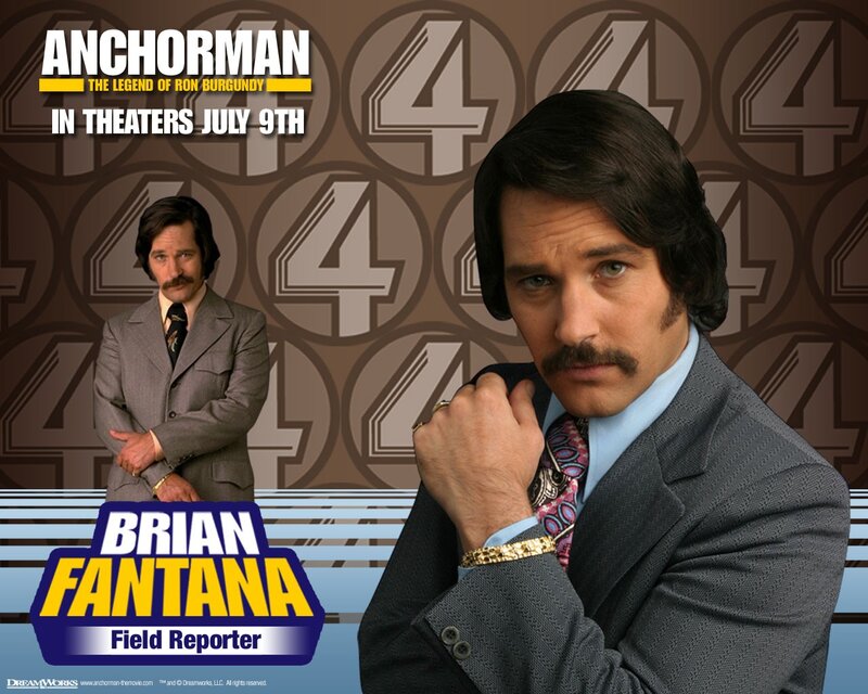 Man in Suit with Mustache — Brown