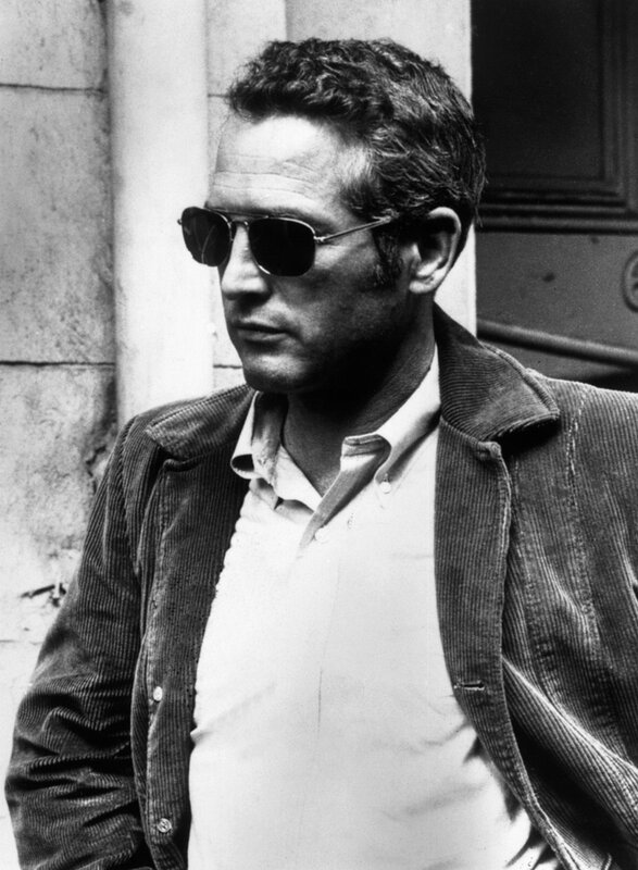 man in sunglasses and corduroy jacket