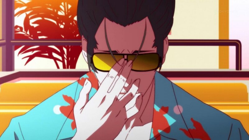 Man in Sunglasses — Blue, Calm