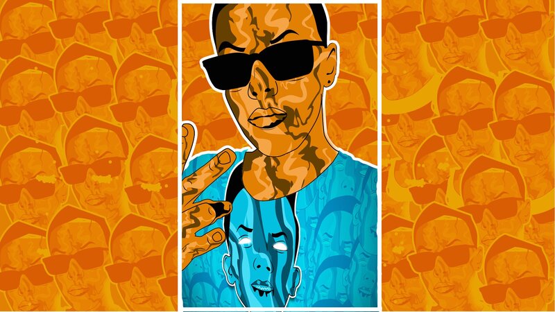 Man in Sunglasses — Orange