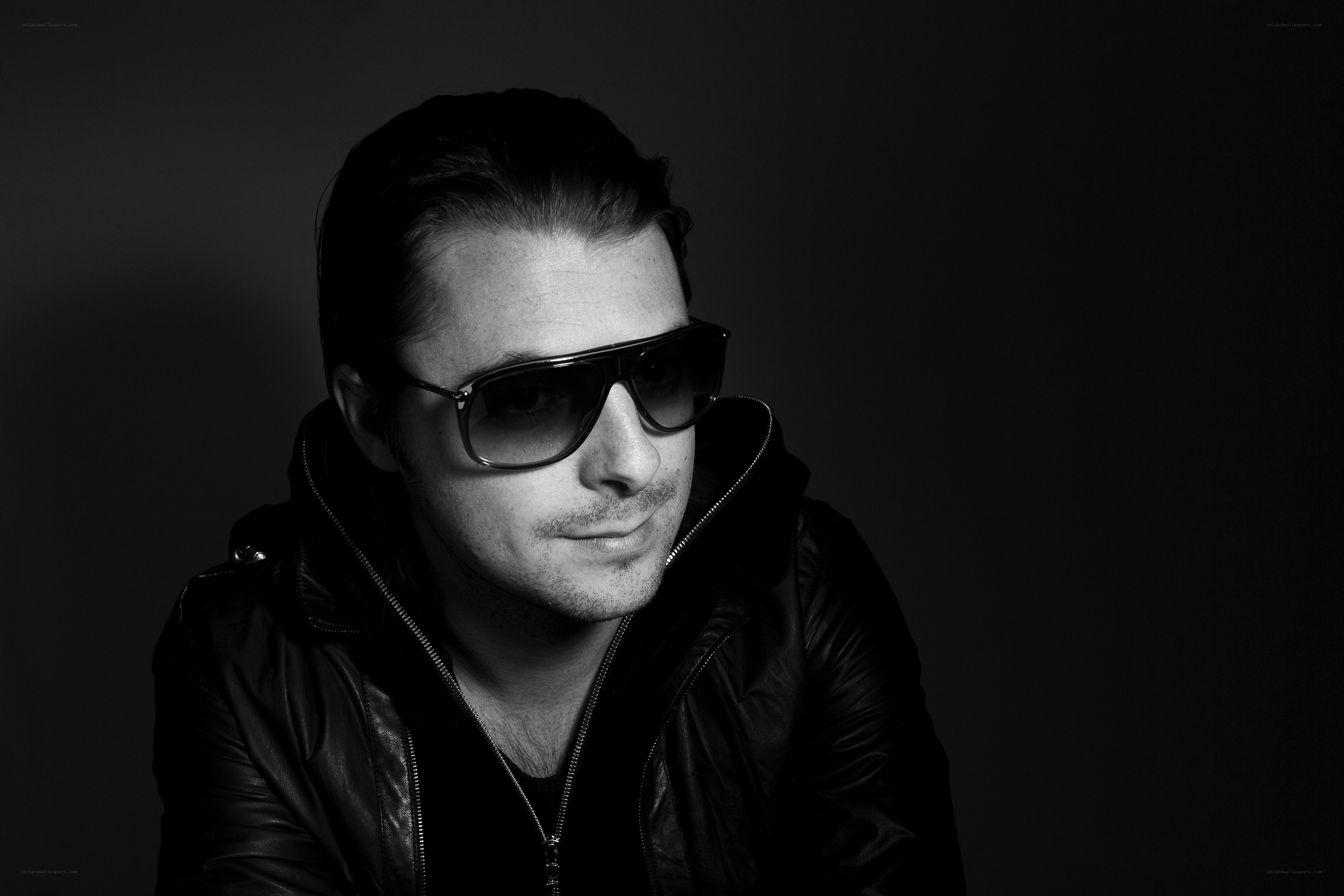 man in sunglasses portrait