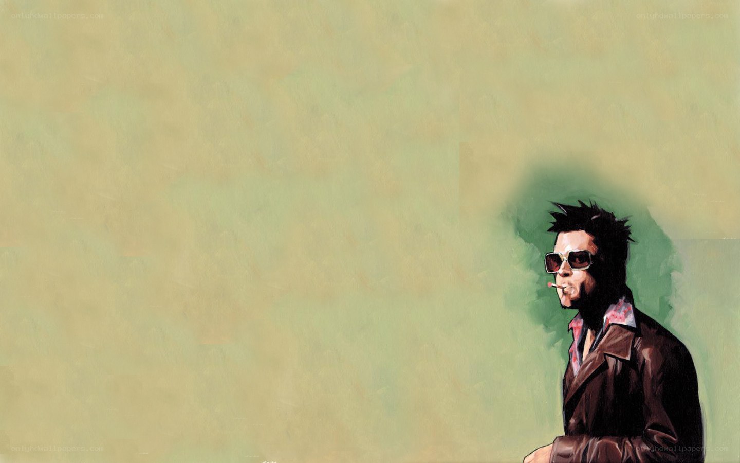 man in sunglasses smoking
