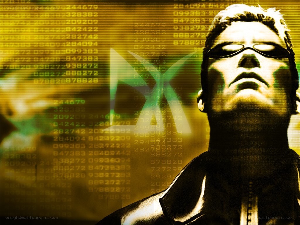 Man in sunglasses with digital overlay