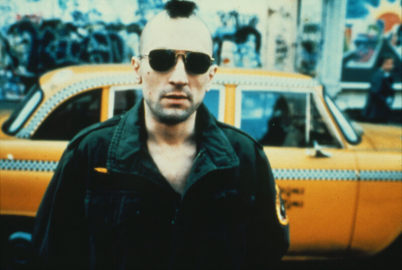 man in sunglasses with mohawk