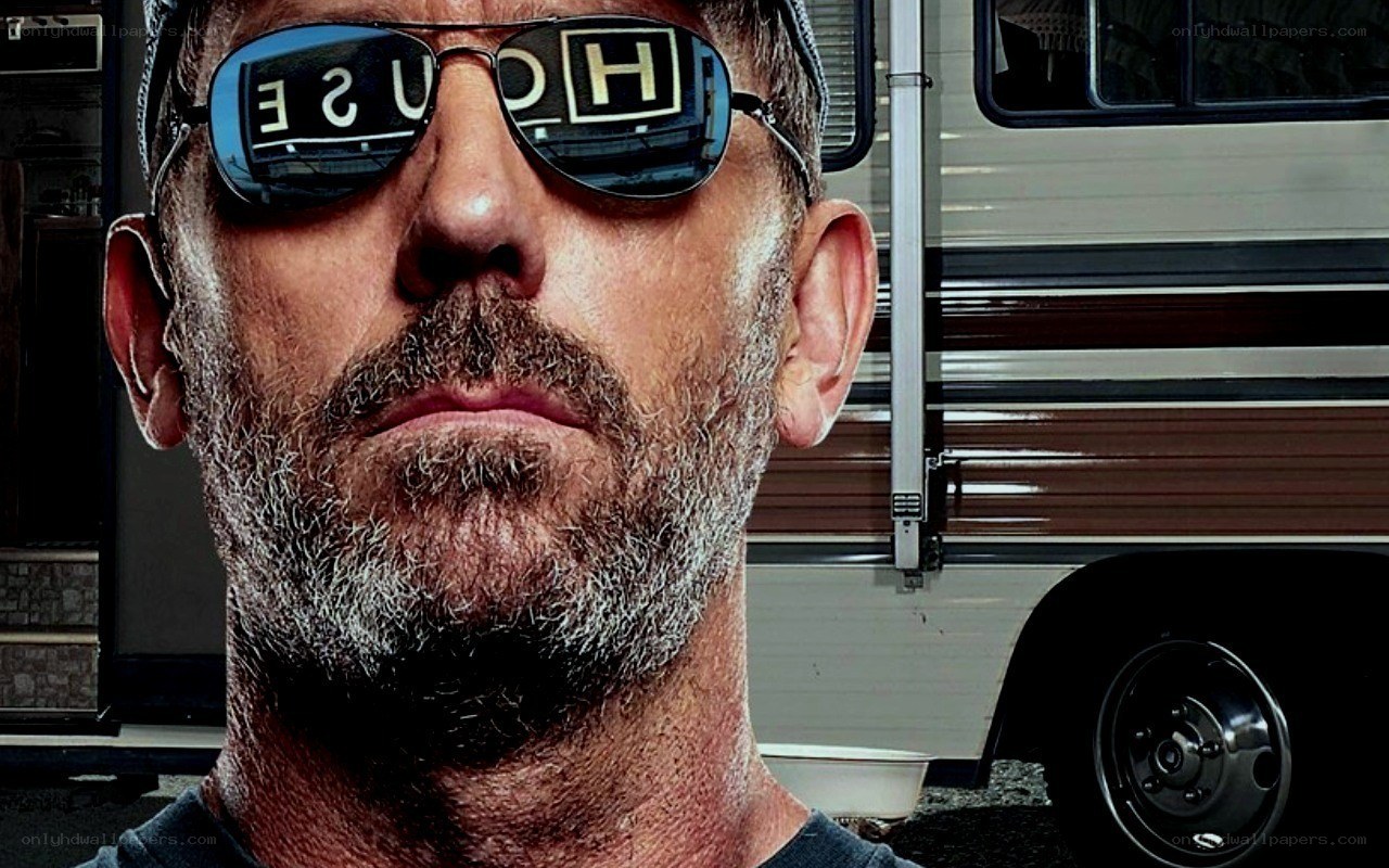 man in sunglasses with rv