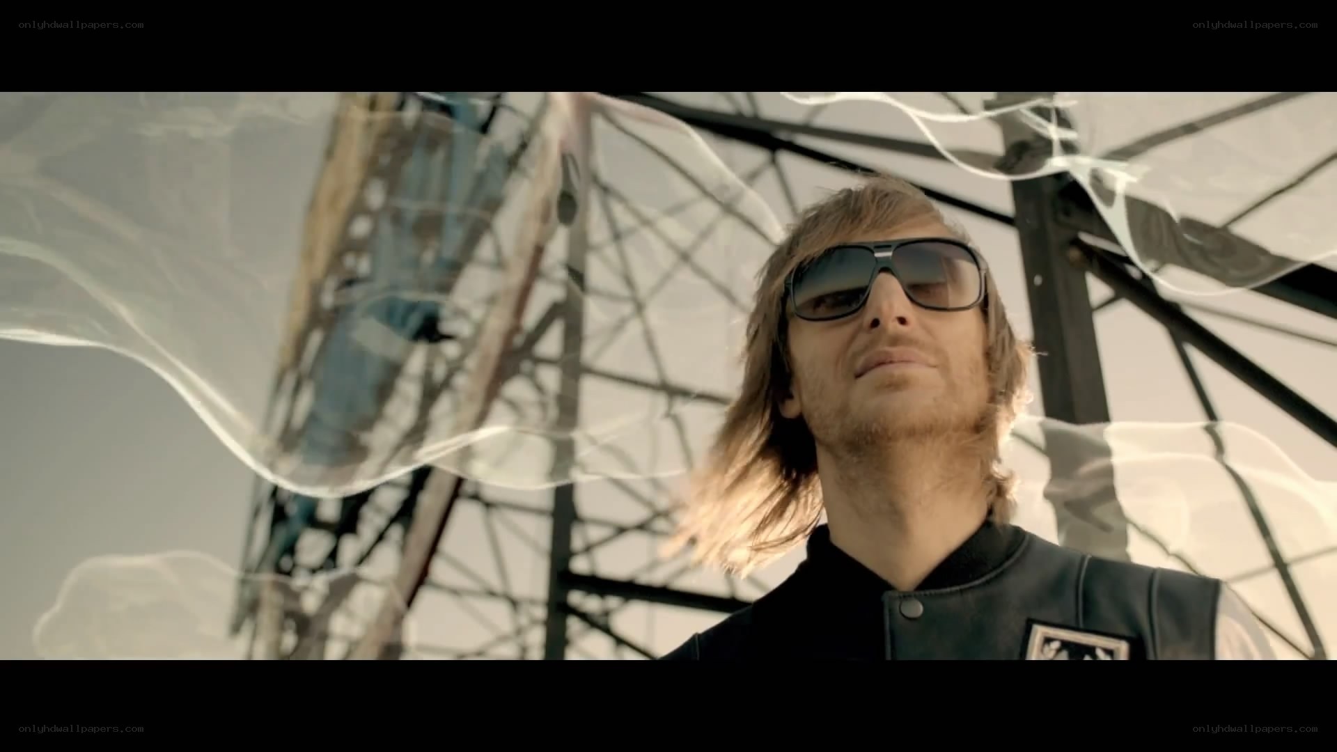 man in sunglasses with wind