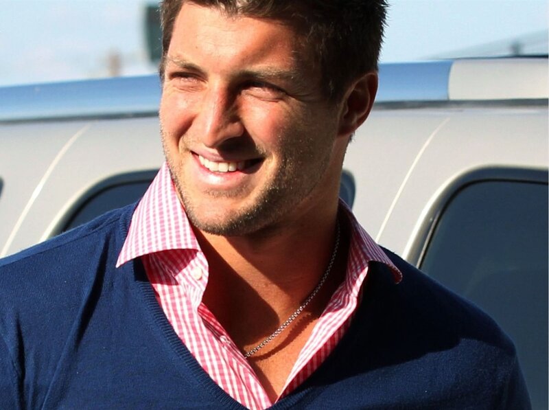 Man in Sweater — Blue, Happy