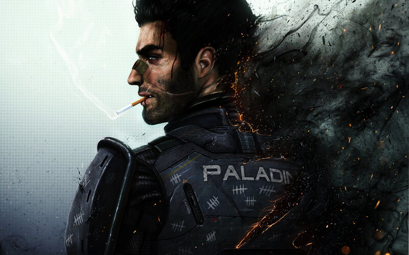Man in Tactical Gear — Black, Dramatic
