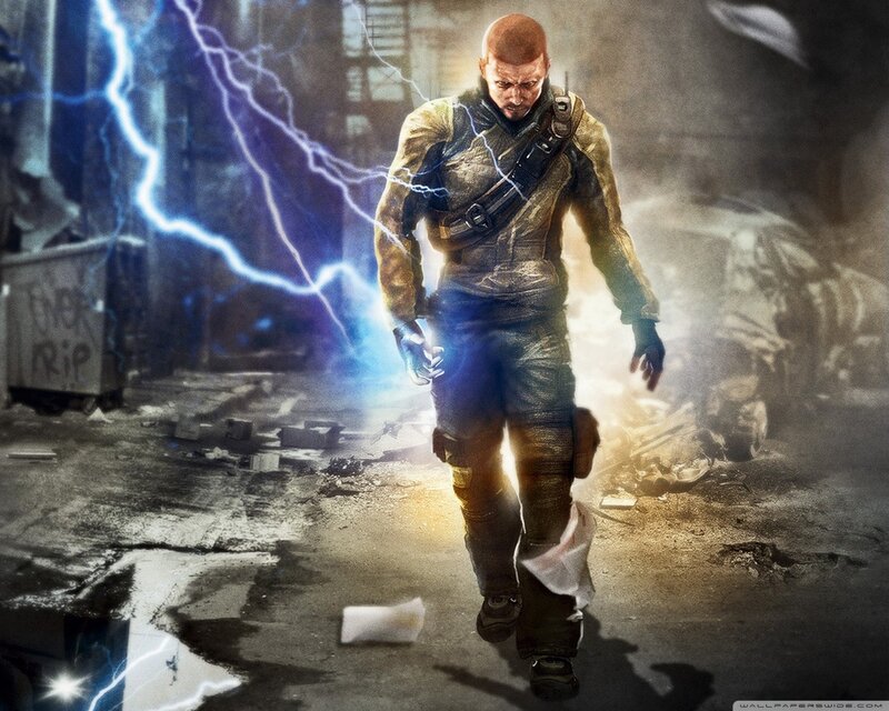 Man in Tactical Gear — Blue, Dramatic, Intense