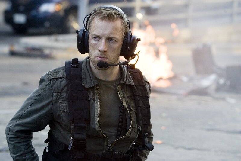 Man in Tactical Gear — Gray, Dramatic, Afternoon, Photograph