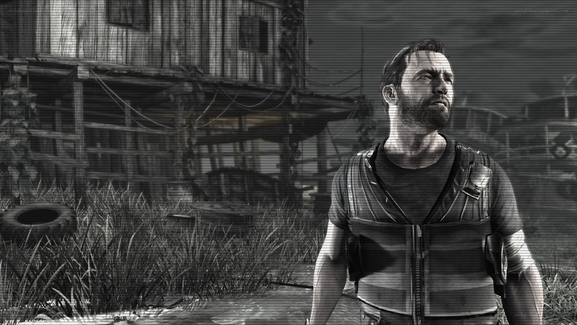 man in tactical vest