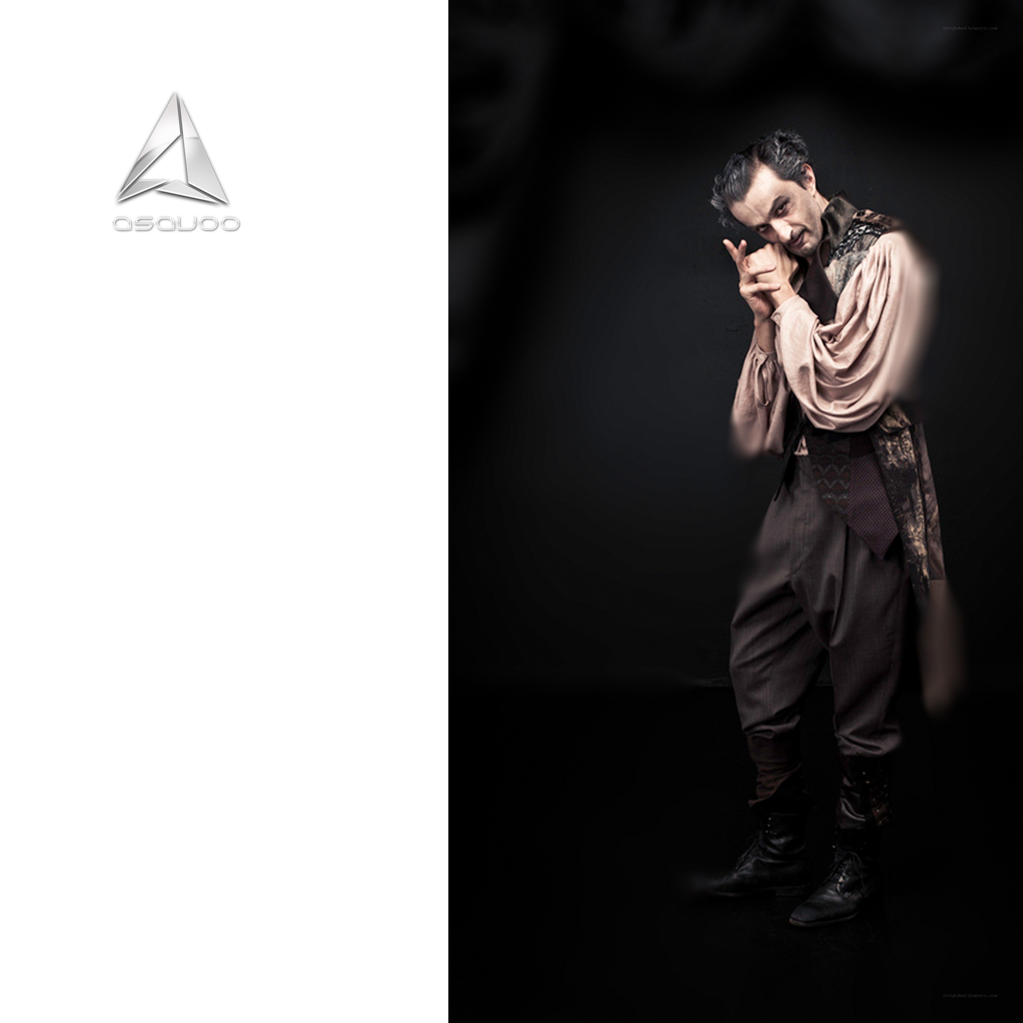 man in theatrical costume