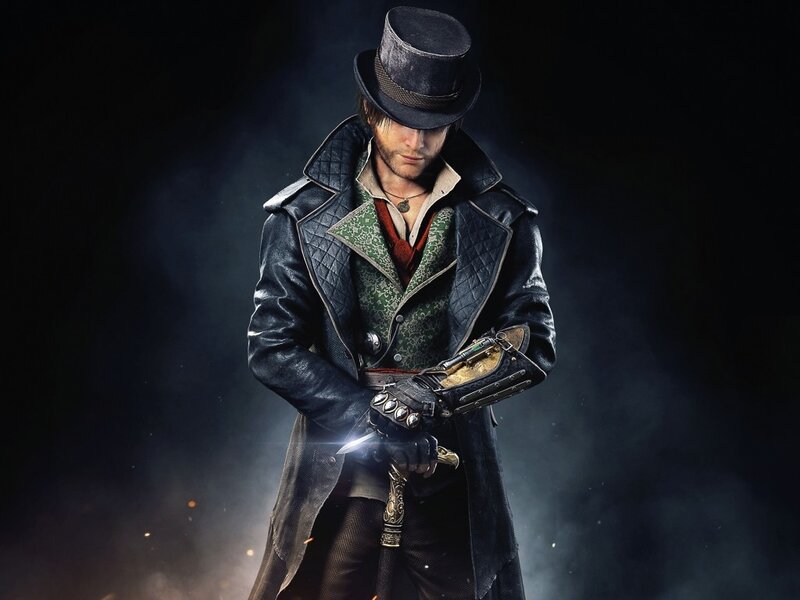 Man in Top Hat and Coat — Black, Dramatic, Night, 3d Render