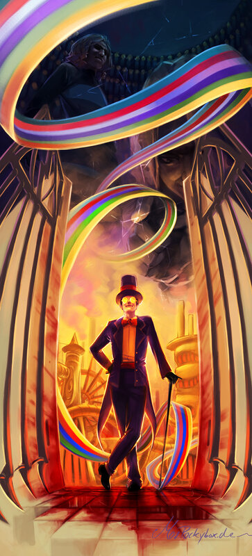 Man in Top Hat and Suit — Yellow