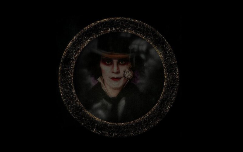 Man in Top Hat — Black, Dramatic, Night
