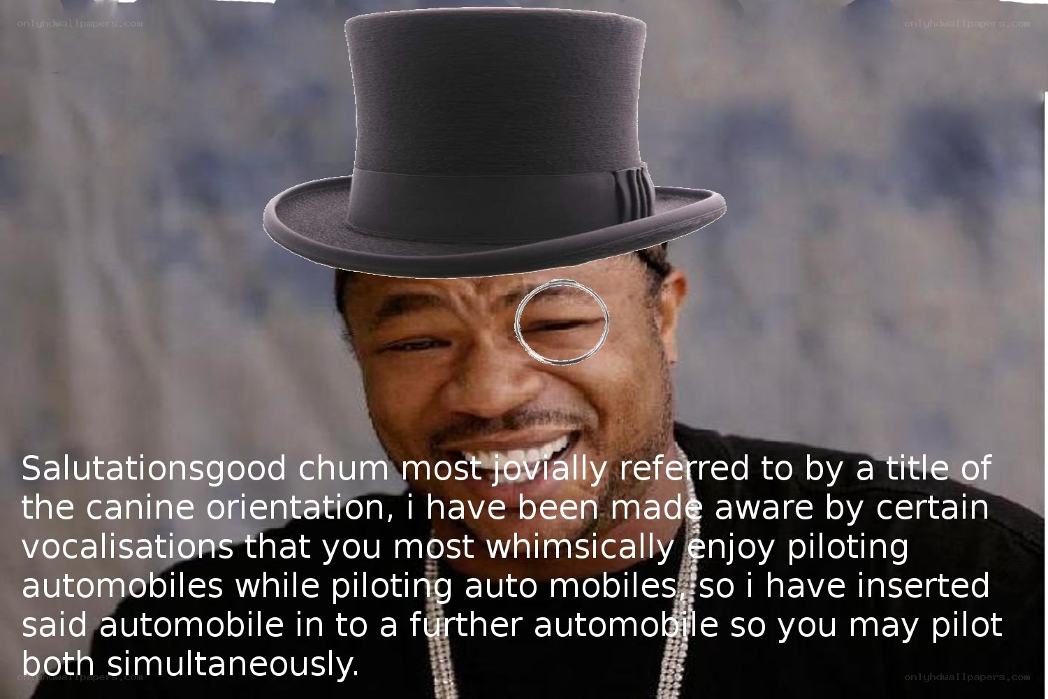 man in top hat meme