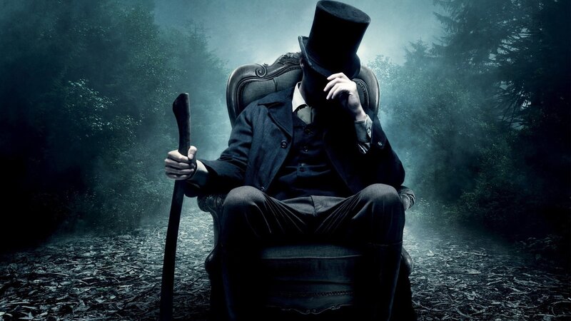 Man in Top Hat on Throne — Black, Dark