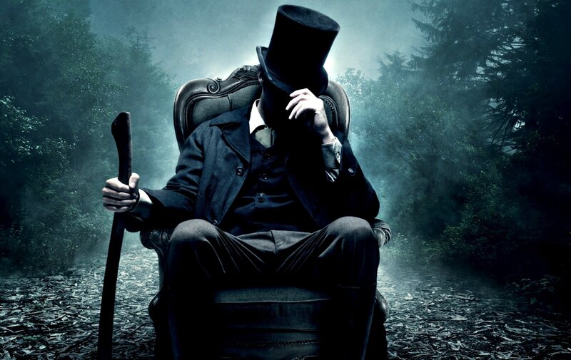 Man in Top Hat on Throne — Black