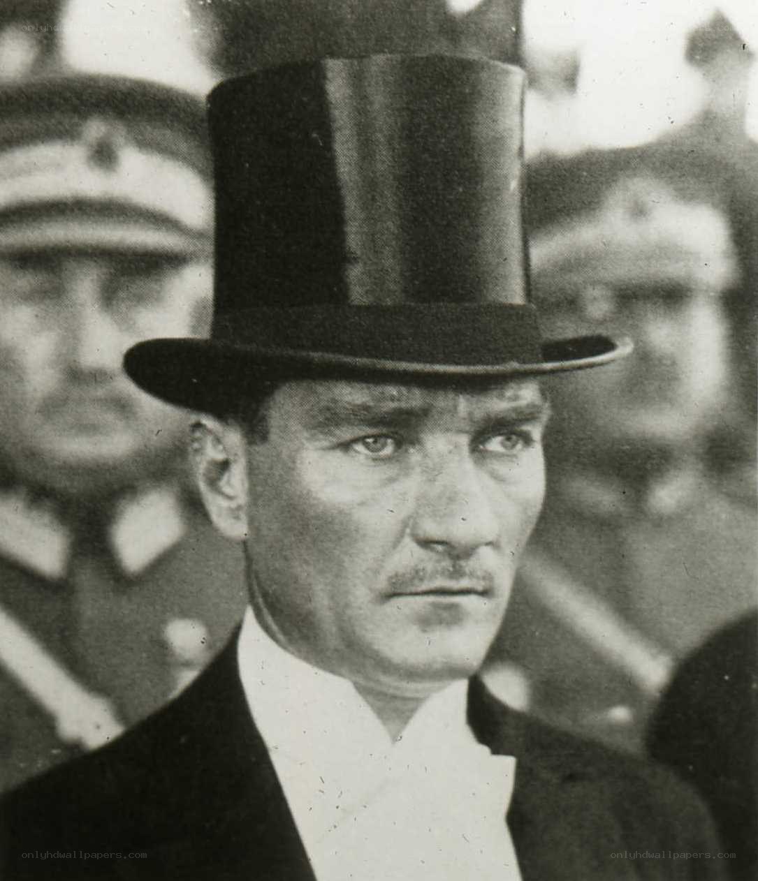 Man in top hat portrait