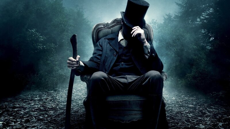 Man in Top Hat Sitting — Black, Dark, Night, Digital Art
