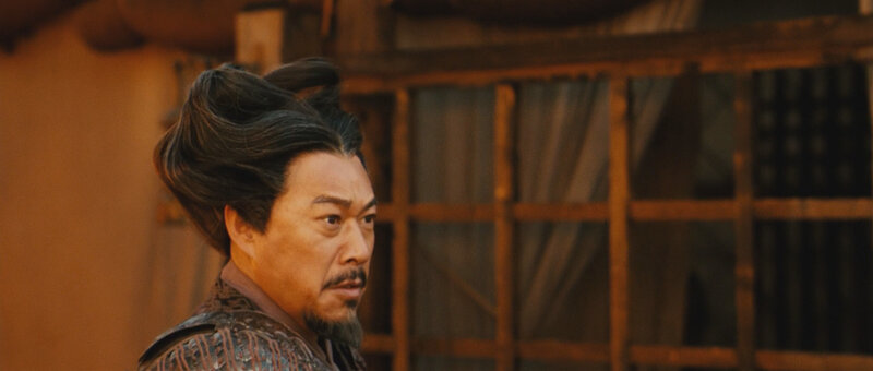 man in traditional armor