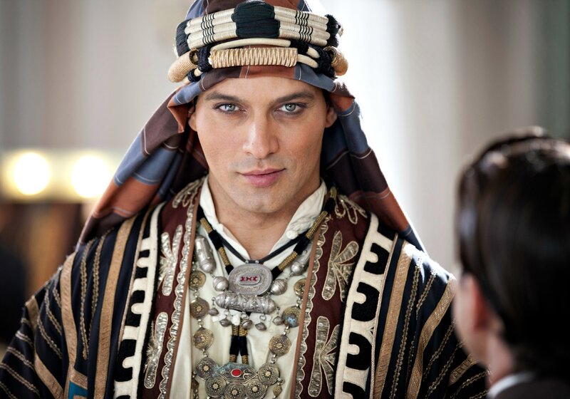Man in Traditional Attire — Brown, Dramatic