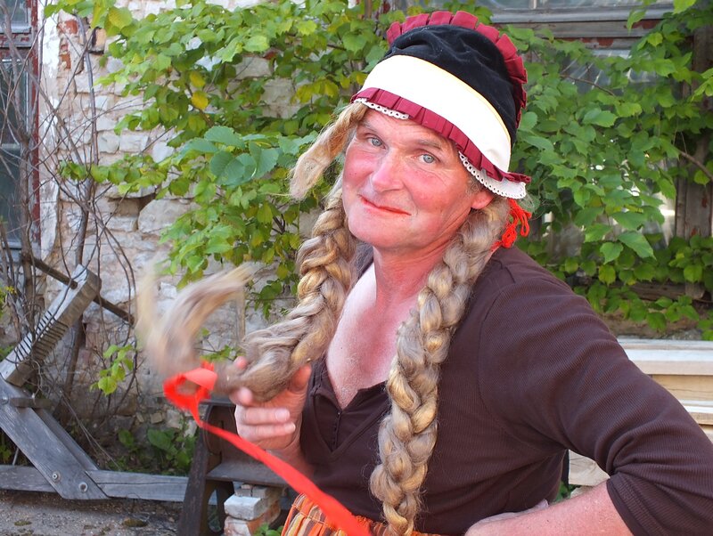 Man in Traditional Costume — Brown